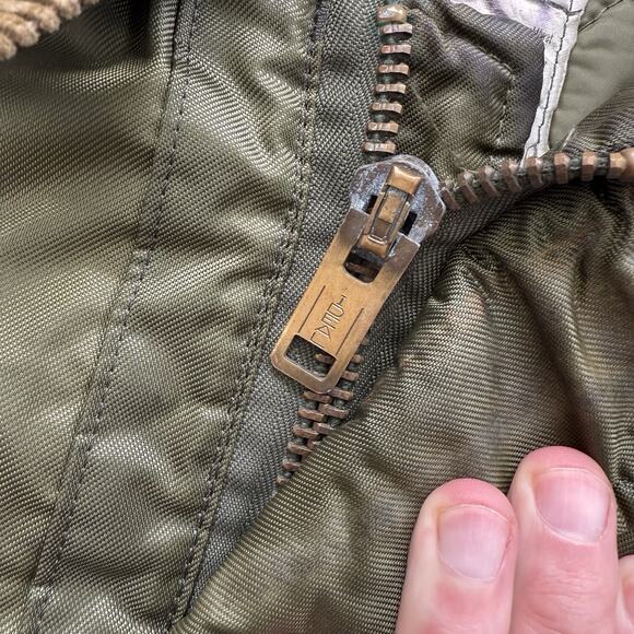 Vintage 80’s USN Stenciled Extreme Cold Weather Impermeable Deck Jacket Men’s XL - Picture 6 of 8